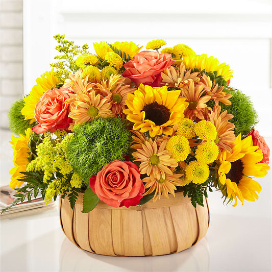 Harvest Sunflower Basket – FLOWERS & FAIRYTALES, Pittsburgh PA