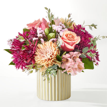 Berry Cobbler Bouquet with Ivory Vase – FLOWERS & FAIRYTALES, Pittsburgh PA