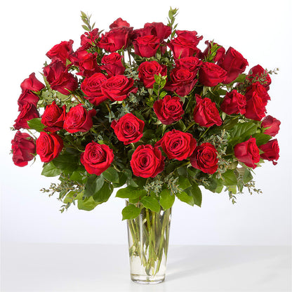 Forever Yours Fifty Stem Red Rose Bouquet – FLOWERS & FAIRYTALES, Pittsburgh PA