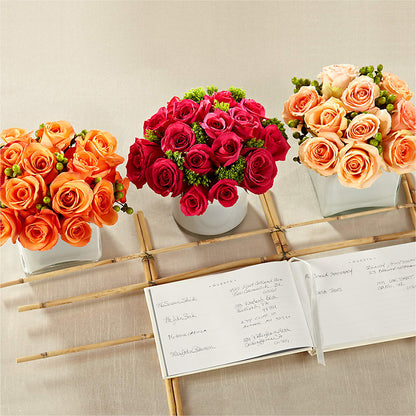 Dawn Rose Centerpiece – FLOWERS & FAIRYTALES, Pittsburgh PA